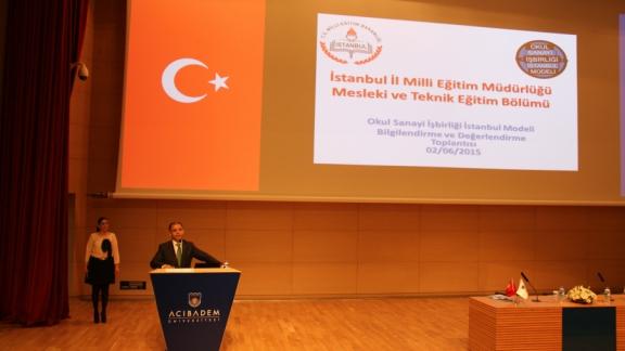 Okul Sanayi İşbirliği İstanbul Modeli Bilgilendirme ve Değerlendirme Toplantısı Yapıldı.