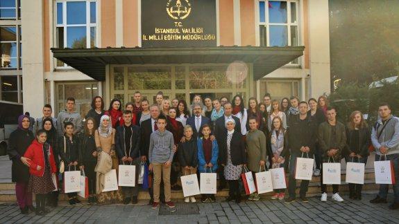Bosna-Hersek Musa Cazim Catic Lisesinden İstanbul Millî Eğitim Müdürü Yelkenciye Ziyaret