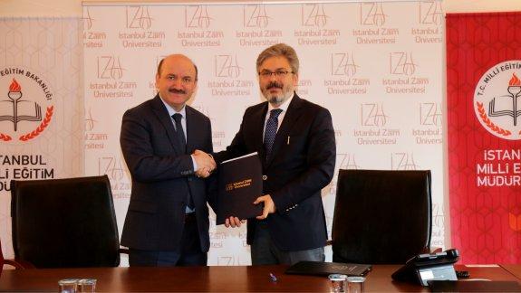 İstanbul Millî Eğitim Müdürlüğü ve İstanbul Sabahattin Zaim  Üniversitesi İşbirliği Protokolü İmzalandı