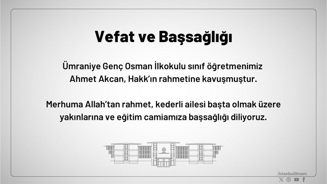 VEFAT ve BAŞSAĞLIĞI