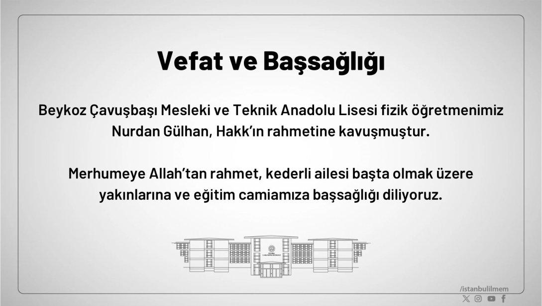 VEFAT ve BAŞSAĞLIĞI